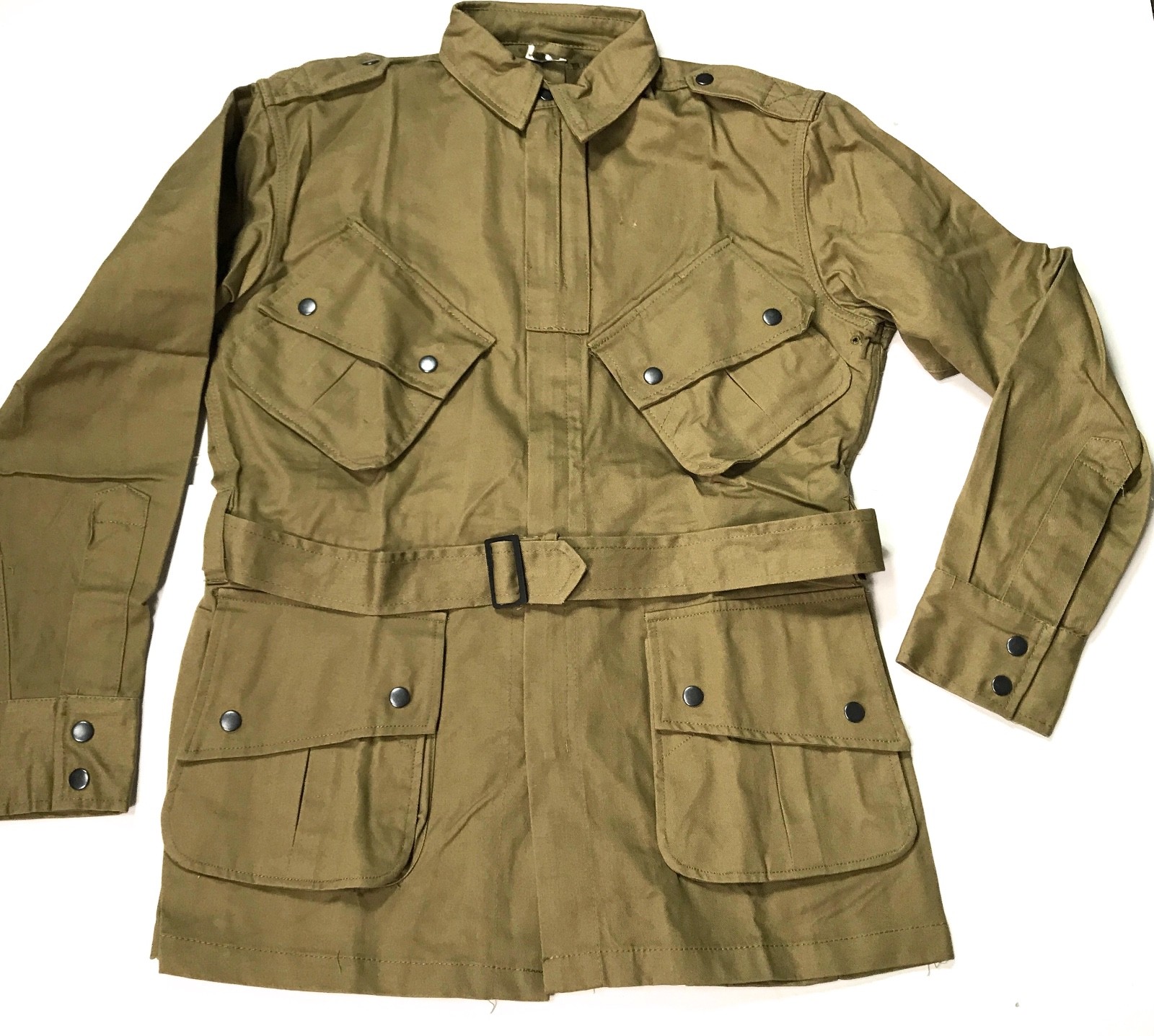  WWII US AIRBORNE PARATROOPER M1942 M42 UNREINFORCED JUMP JACKET-LARGE/XL 46R