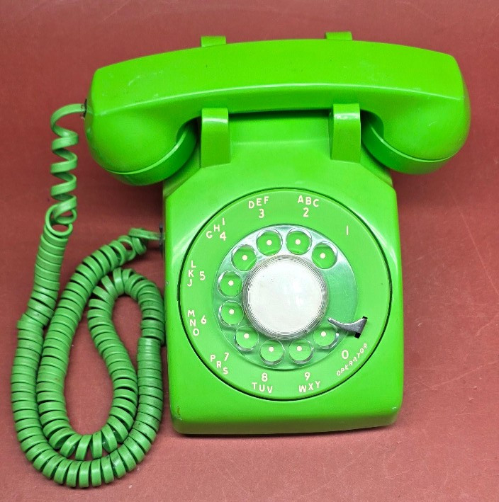 Vintage 1978 Lime Green Stromberg-Carlson Rotary Telephone Tested Working