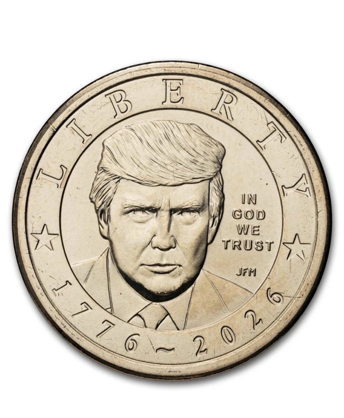 Donald Trump 2026 Liberty 1776-2026 One Dollar Coin. Ready to ship Roll of 25 Donald Trump 2026 Liberty 1776-2026 One Dollar Coin. Ready to ship Roll of 25