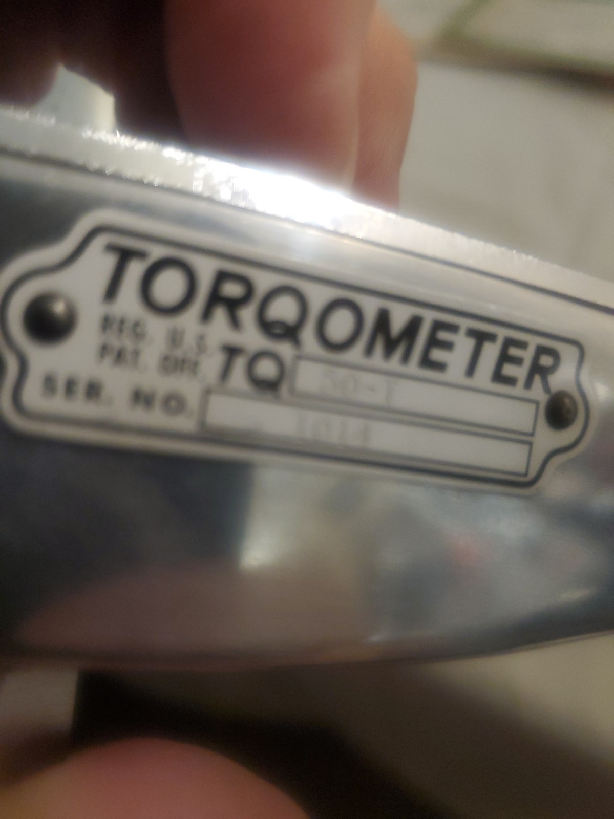 Vintage Snap On Tools TORQOMETER TQ-50 Serial No. 1014 Vintage Snap On Tools TORQOMETER TQ-50 Serial No. 1014