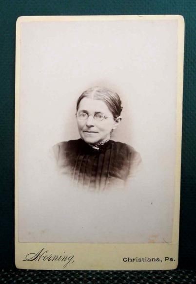 antique CHRISTIANA PA early PHOTOGRAPH ~OLD LADY, PETITE GRANNY