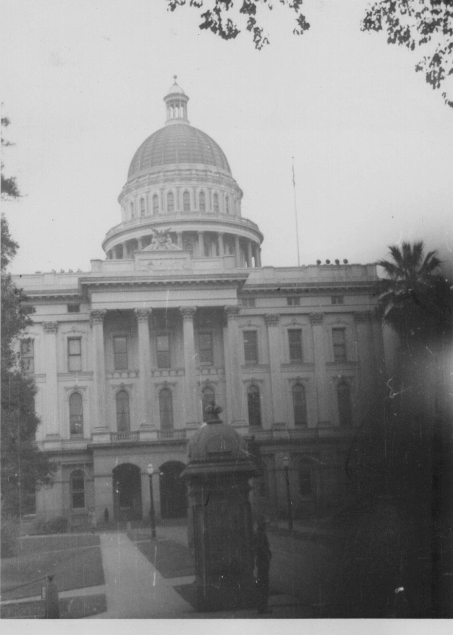 1940s California State Capitol Sacramento Dome Government Building Landmark