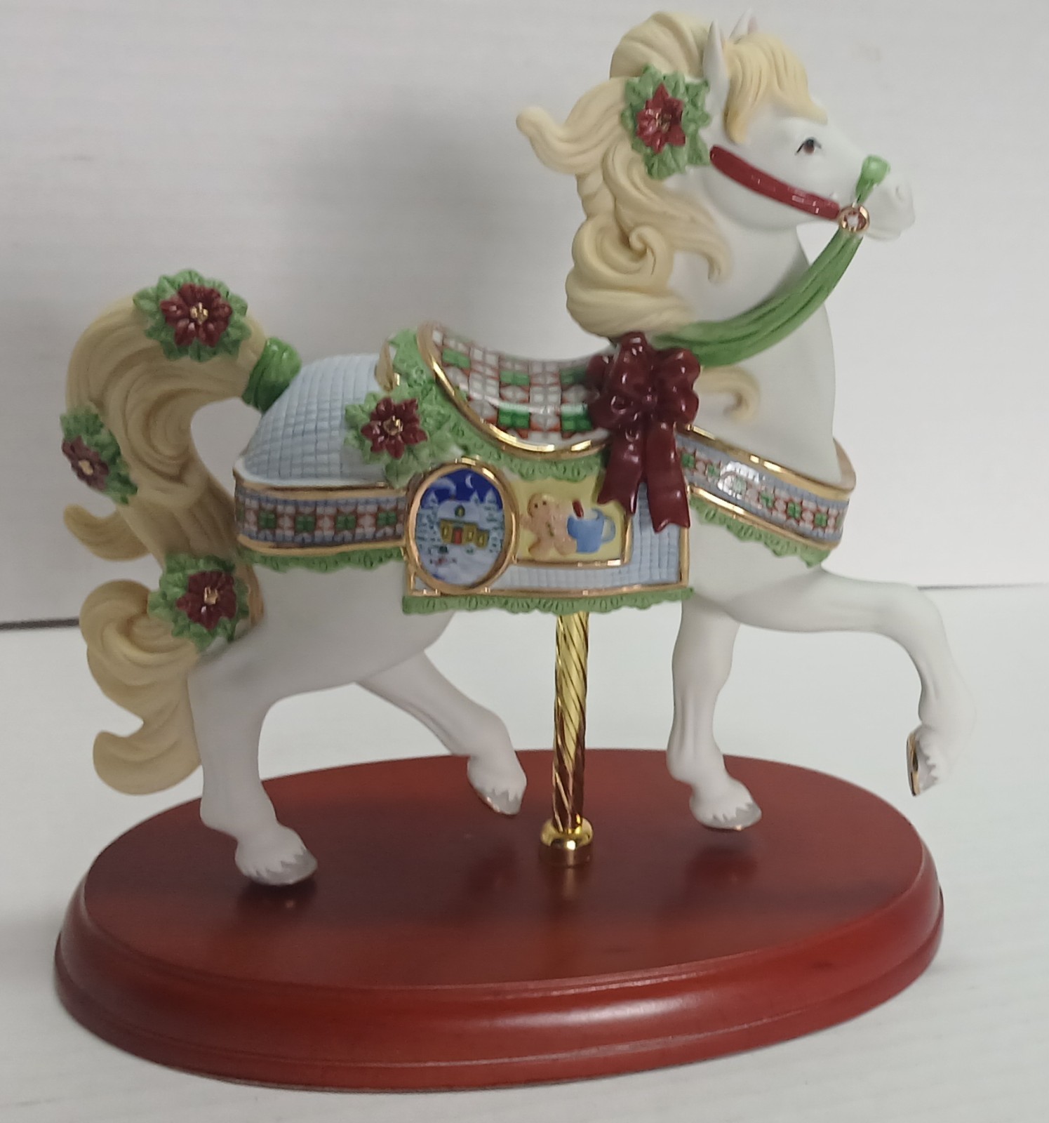 Lenox 2014 Christmas Carousel Horse Limited Edition Porcelain Figurine HandPaint Lenox 2014 Christmas Carousel Horse Limited Edition Porcelain Figurine HandPaint