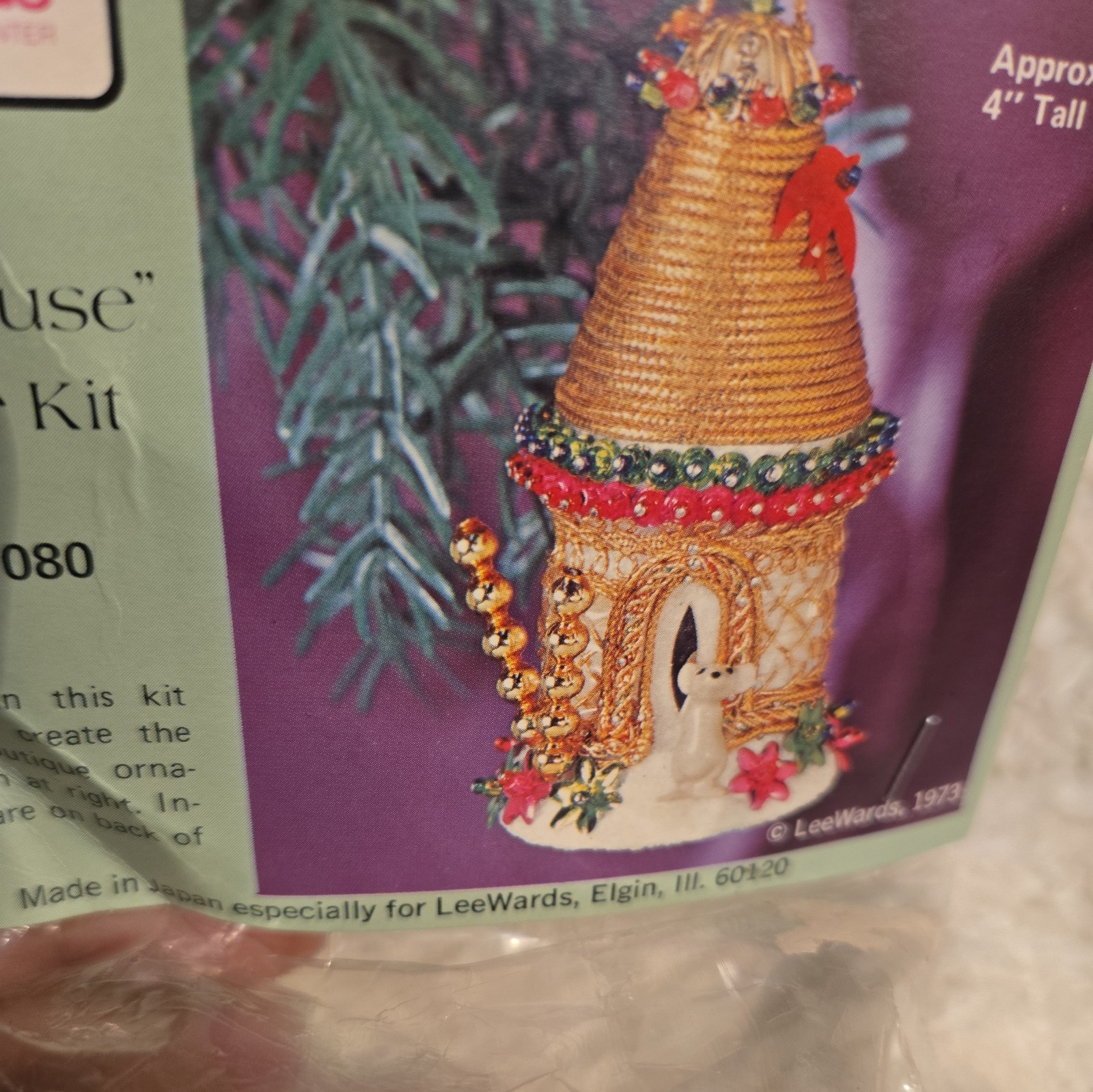 Vintage MOUSE House Lee Wards Boutique Ornament Beaded Kit SEALED Vintage MOUSE House Lee Wards Boutique Ornament Beaded Kit SEALED
