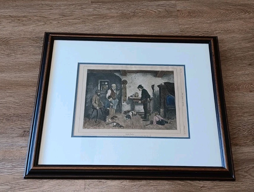Vtg German Newspaper Print 