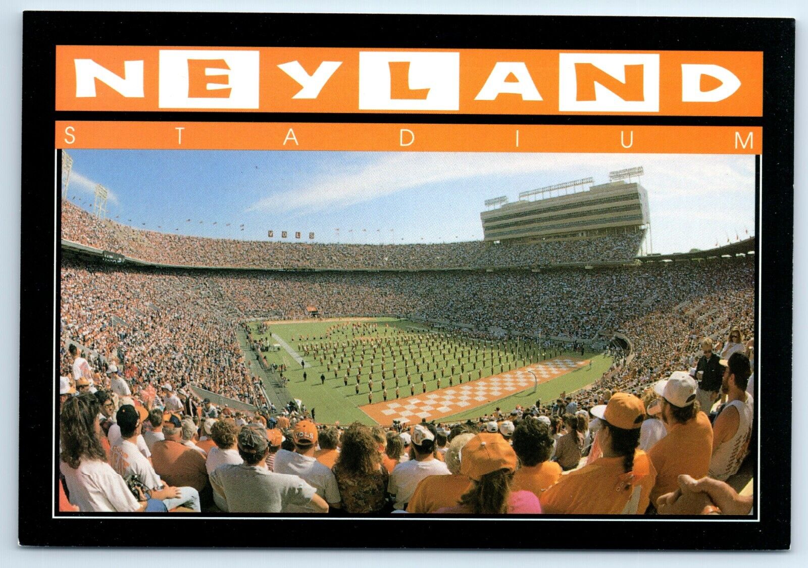 Postcard Neyland Stadium, University of Tennessee, Knoxville football K58