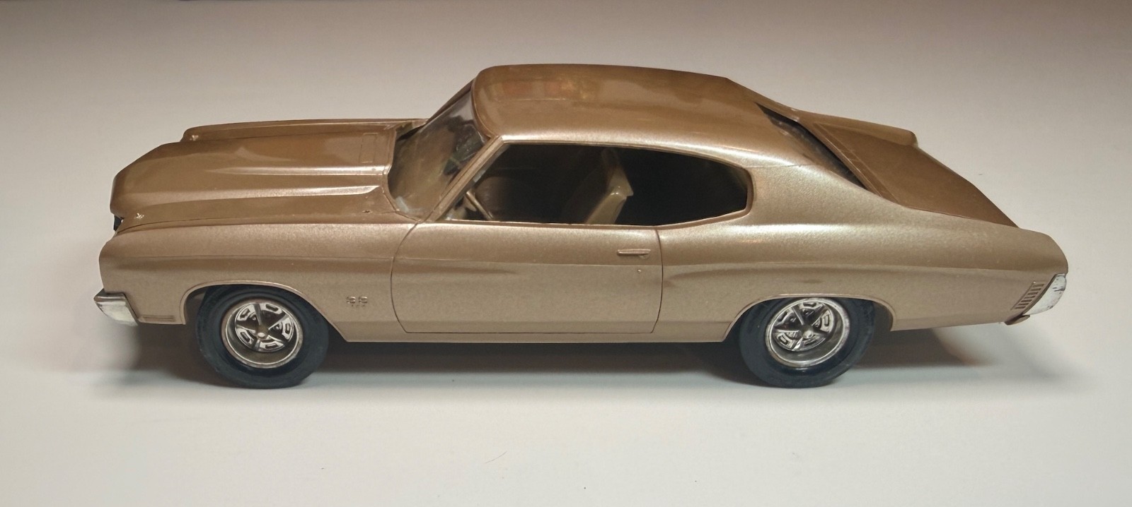Rare 1970 Chevy Chevelle SS MPC Dealer Promo Car in Gold Metallic w/Box