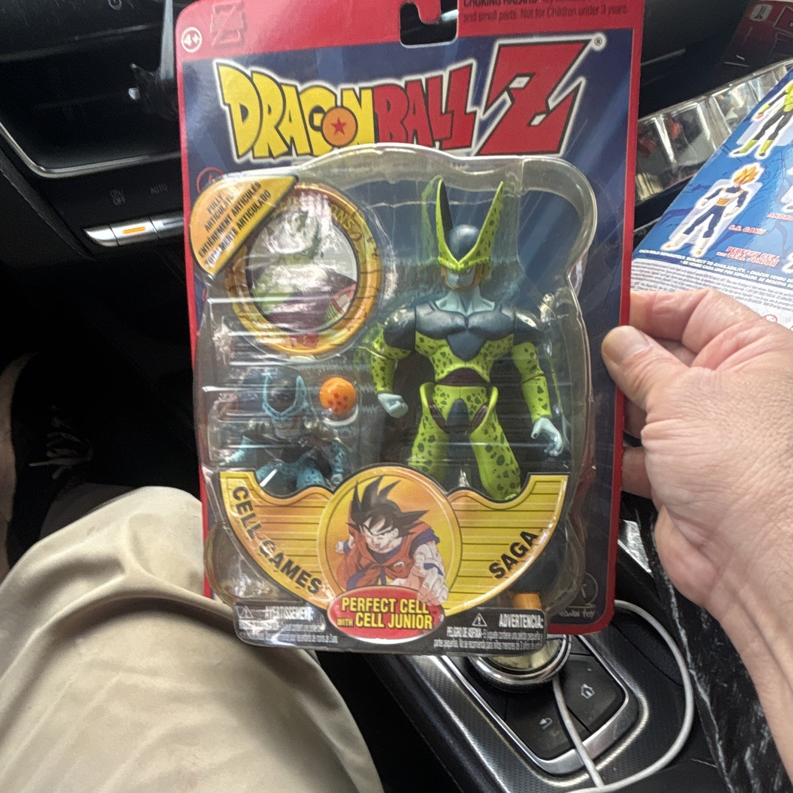 Irwin Toy Dragon Ball Z Cell Games Saga Perfect Cell & Cell Junior Boxed Figure