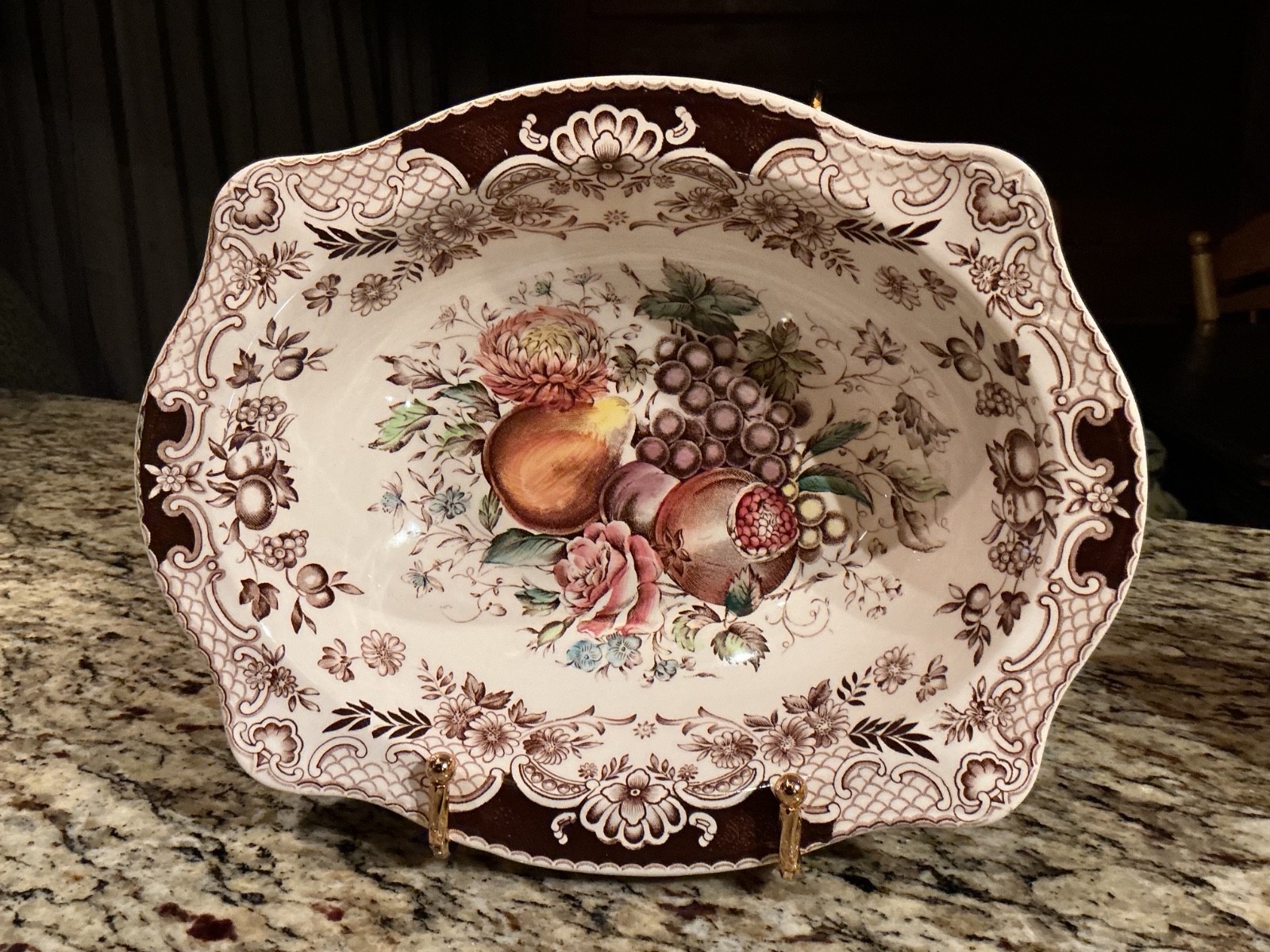 Johnson Bros. Windsor Ware Harvest Oval Bowl