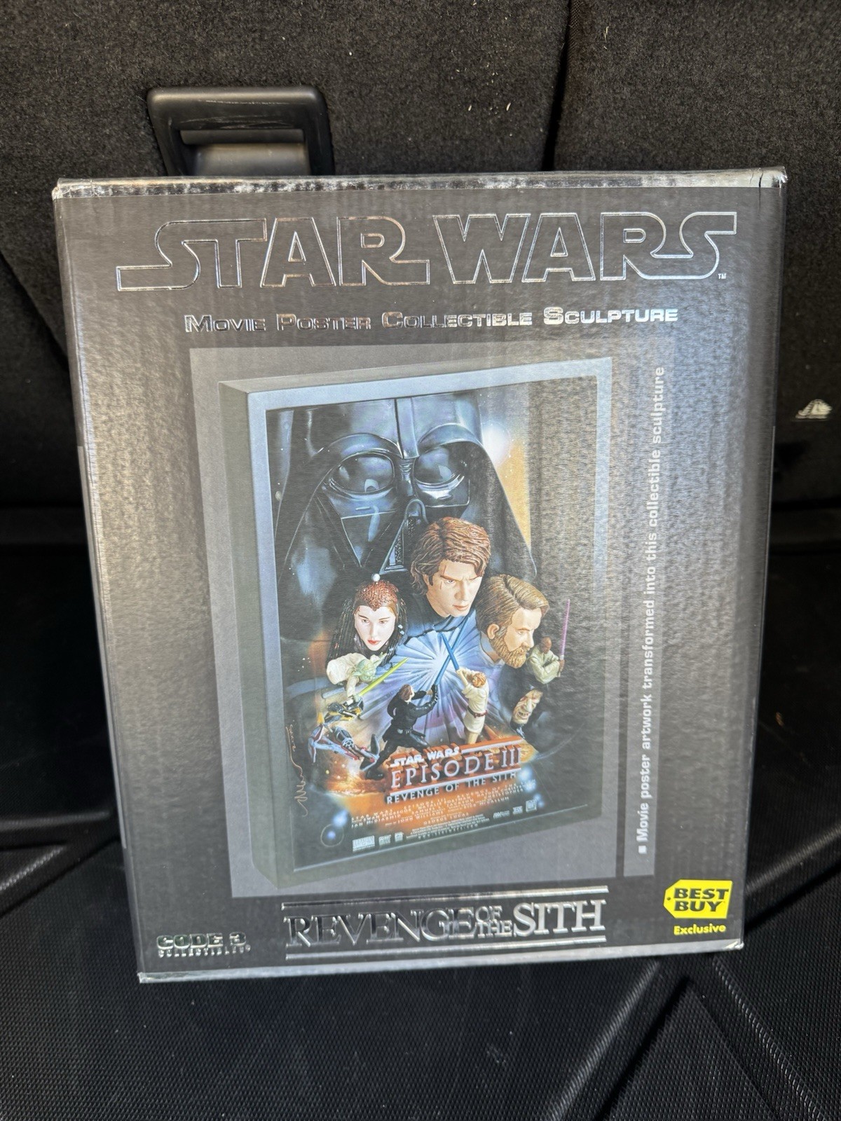 Star Wars Revenge of the Sith Code 3 movie poster sculpture Best Buy Exclusive