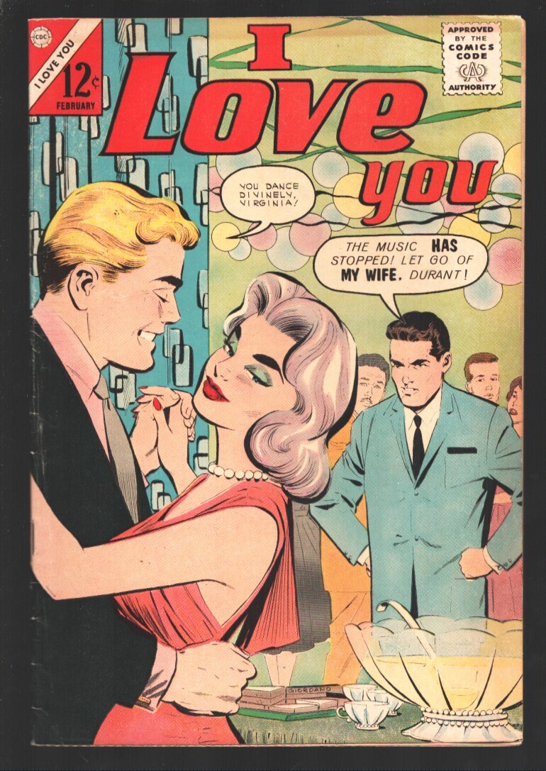 I Love You #44 1963- Charlton-Wife stealing cover-One page George Washington ...