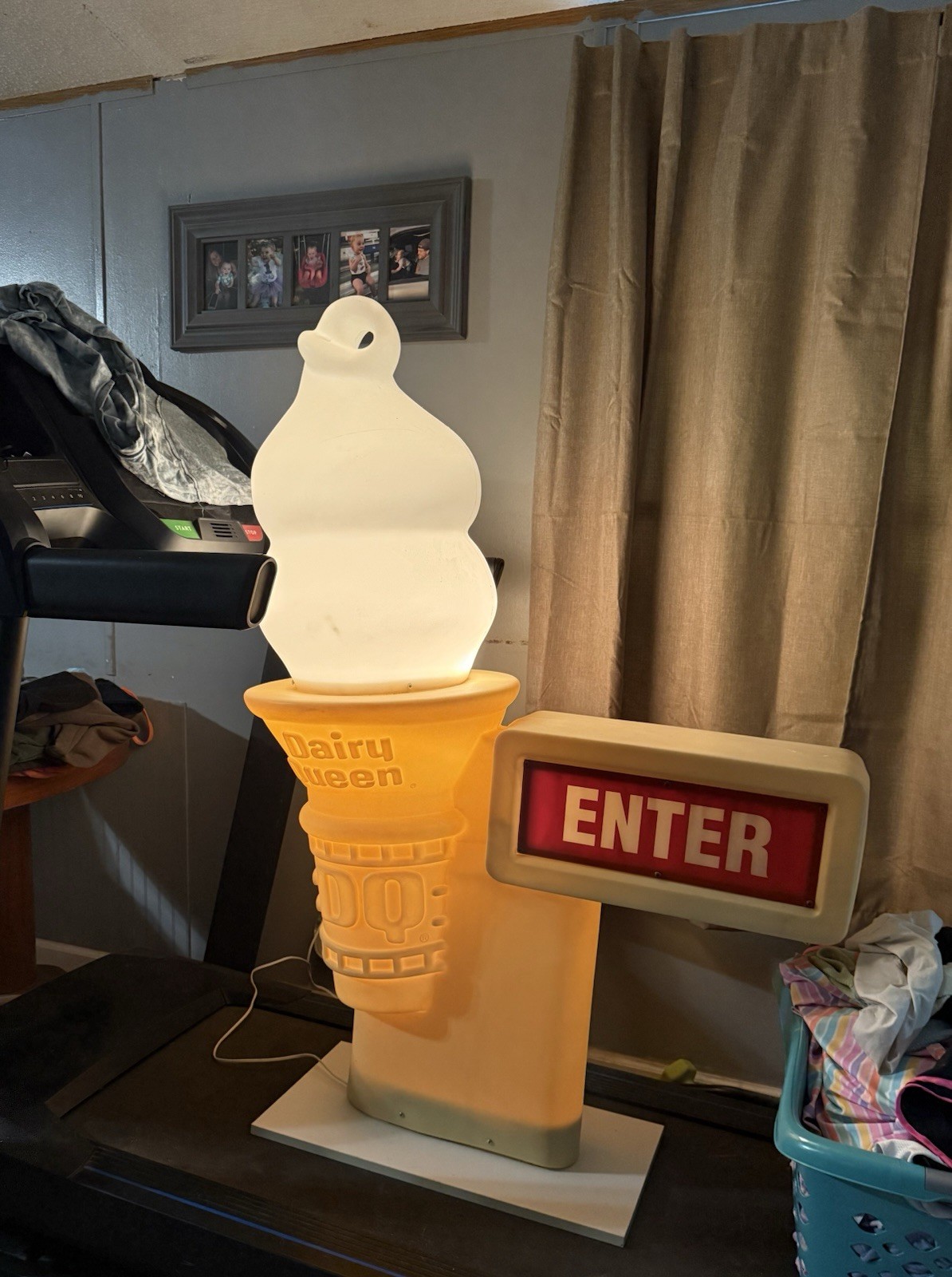 Vintage Dairy Queen Entrance Sign Mold Light Up