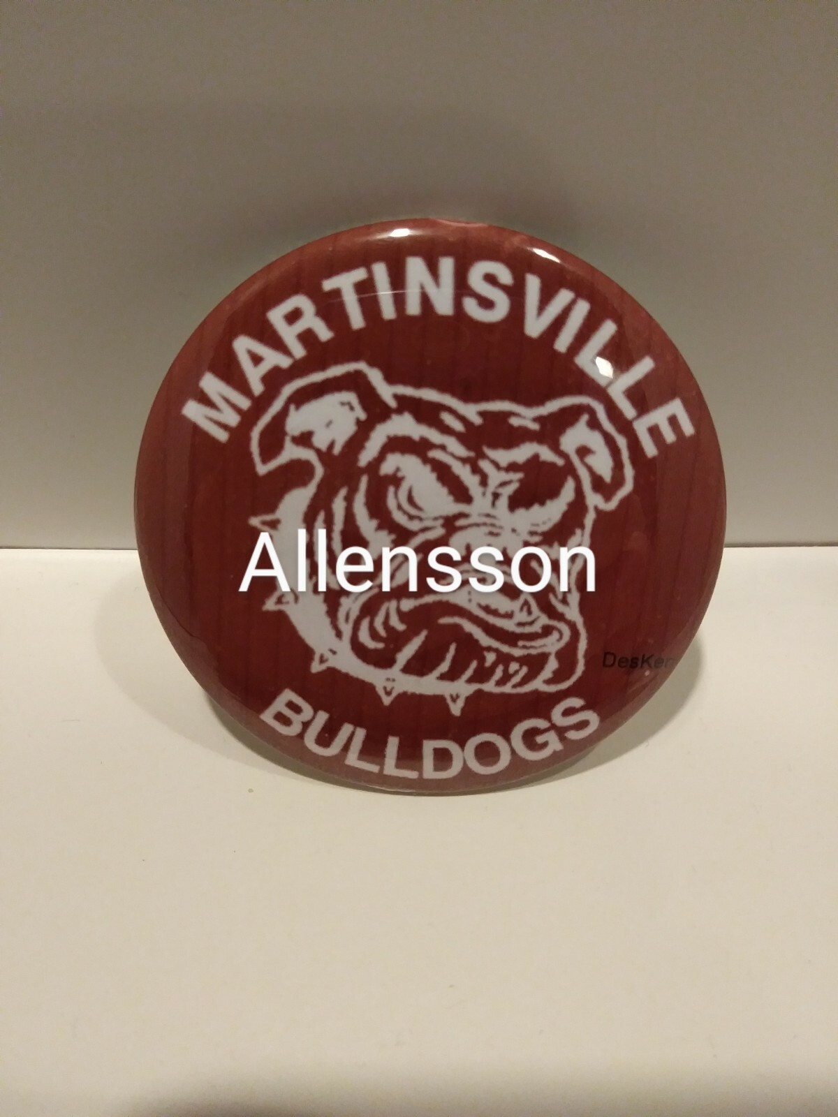 MARTINSVILLE  HIGH SCHOOL, Martinsville  VA 4 piece Pin back or Magnet -2.25 in.