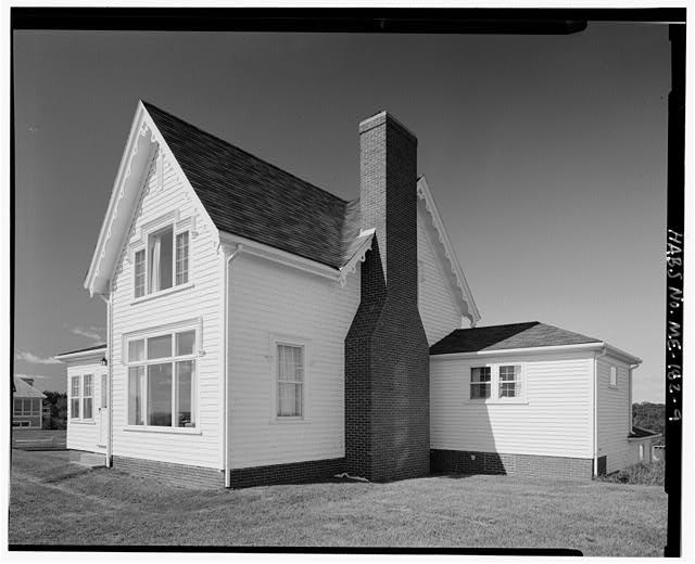 Cape Elizabeth Maine Cape Elizabeth Light Station Keeper\'s House 1900s