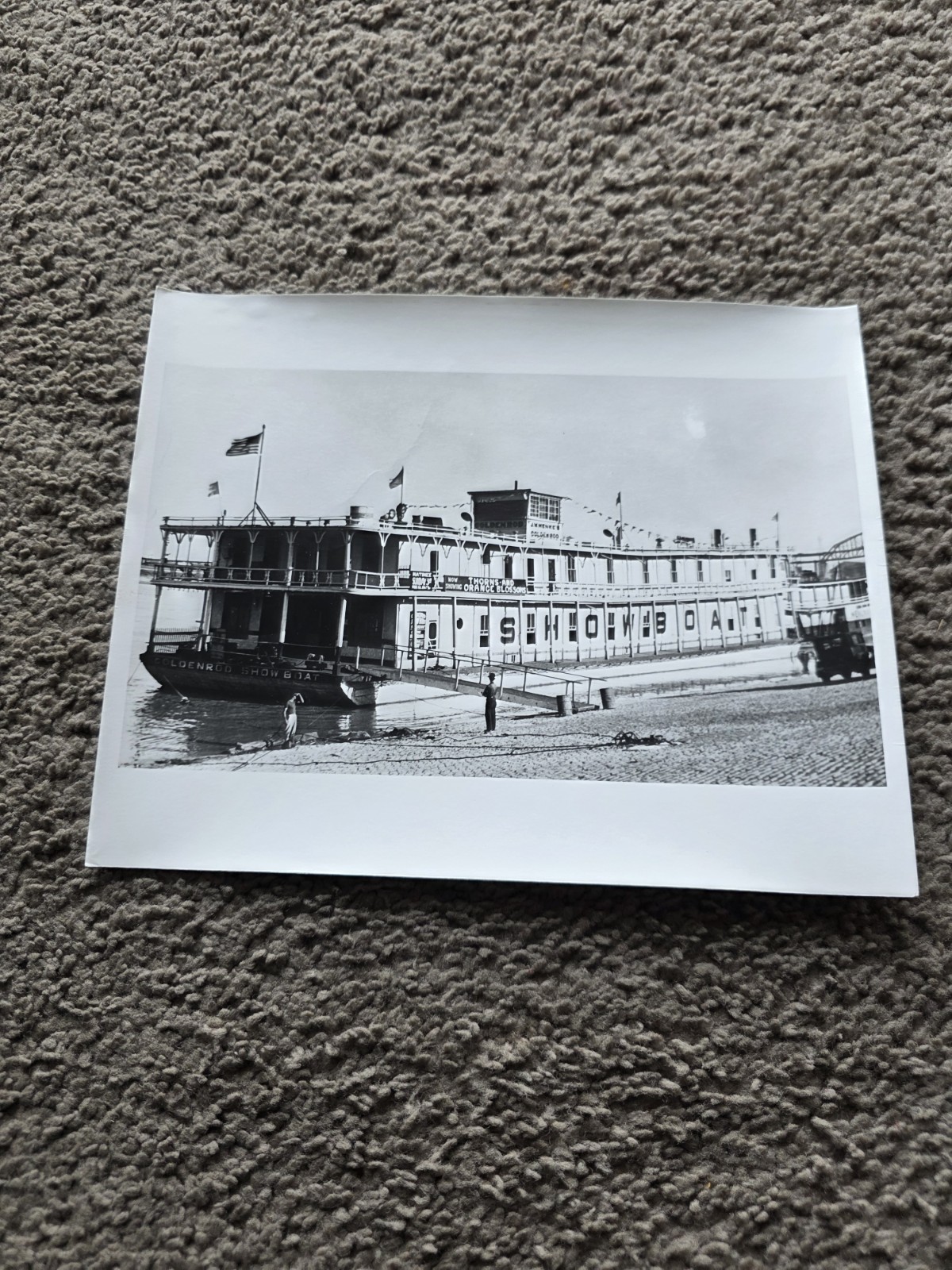 Black And White Photo Of the Goldenrod Showboat Black And White Photo Of the Goldenrod Showboat