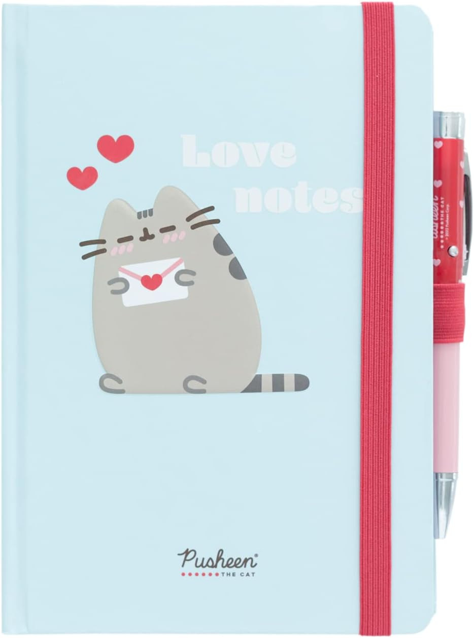 Pusheen Notebook A5 + Pen, Pusheen Gifts Pusheen Notebook A5 + Pen, Pusheen Gifts