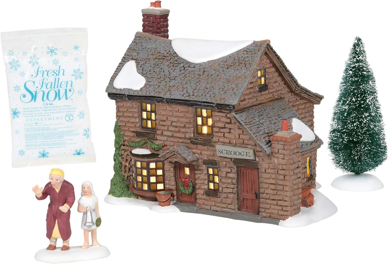 Dept 56 Dickens Village Christmas Carol Scrooge's  Boyhood House Set 6005415 NEW
