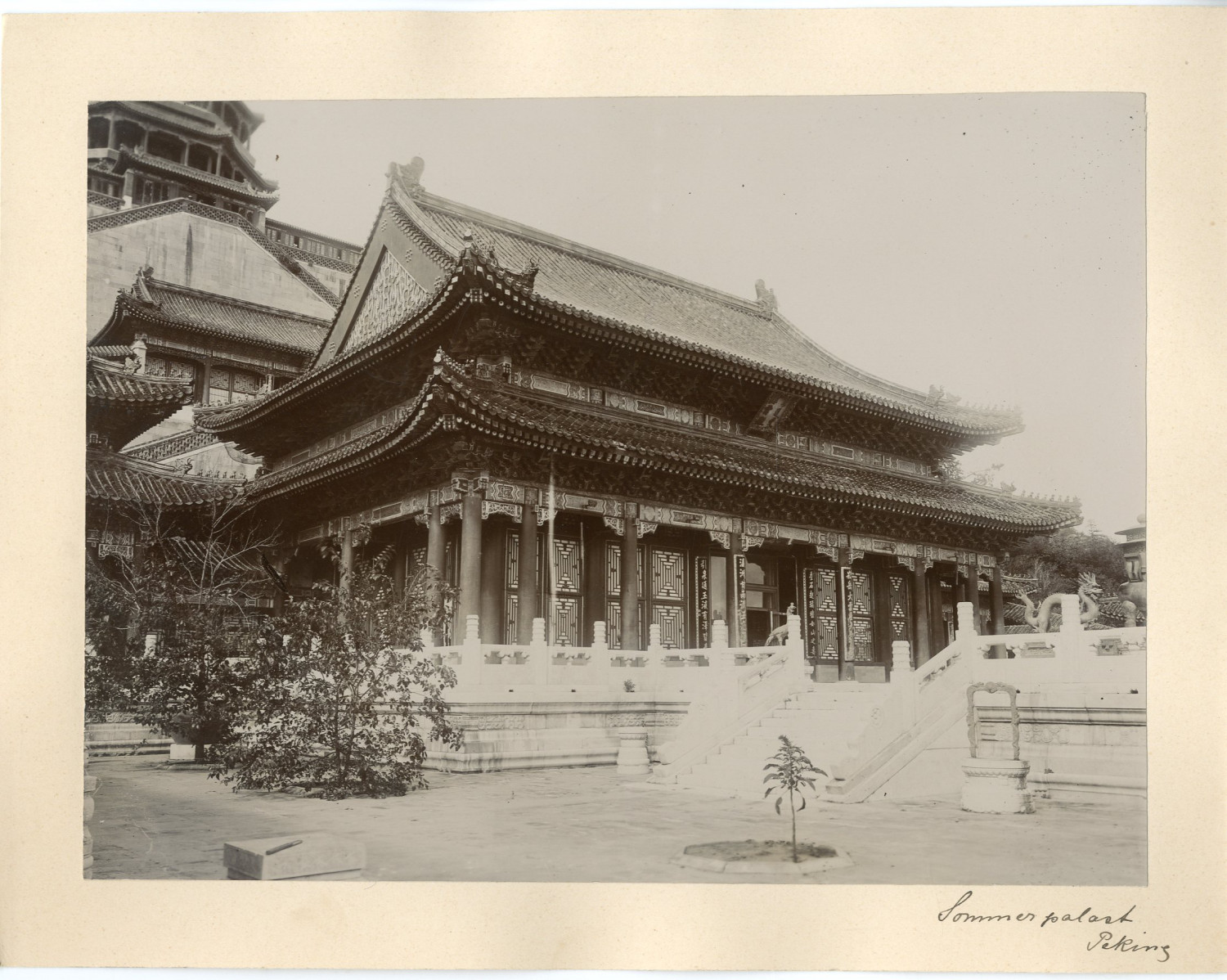 China Beijing Summer Palace Vintage Albumen Print, Citrate Print 15 China Beijing Summer Palace Vintage Albumen Print, Citrate Print 15