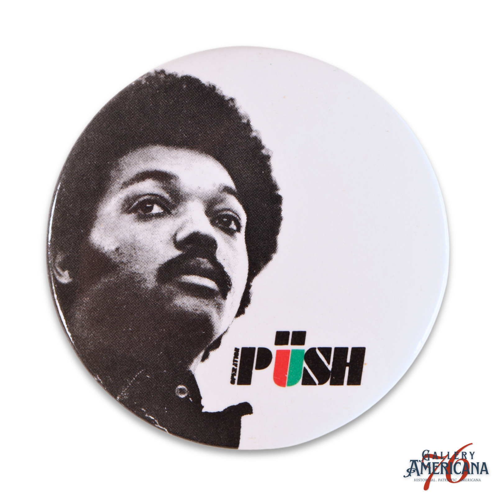 Early Jesse Jackson PUSH Political Button Operation PUSH