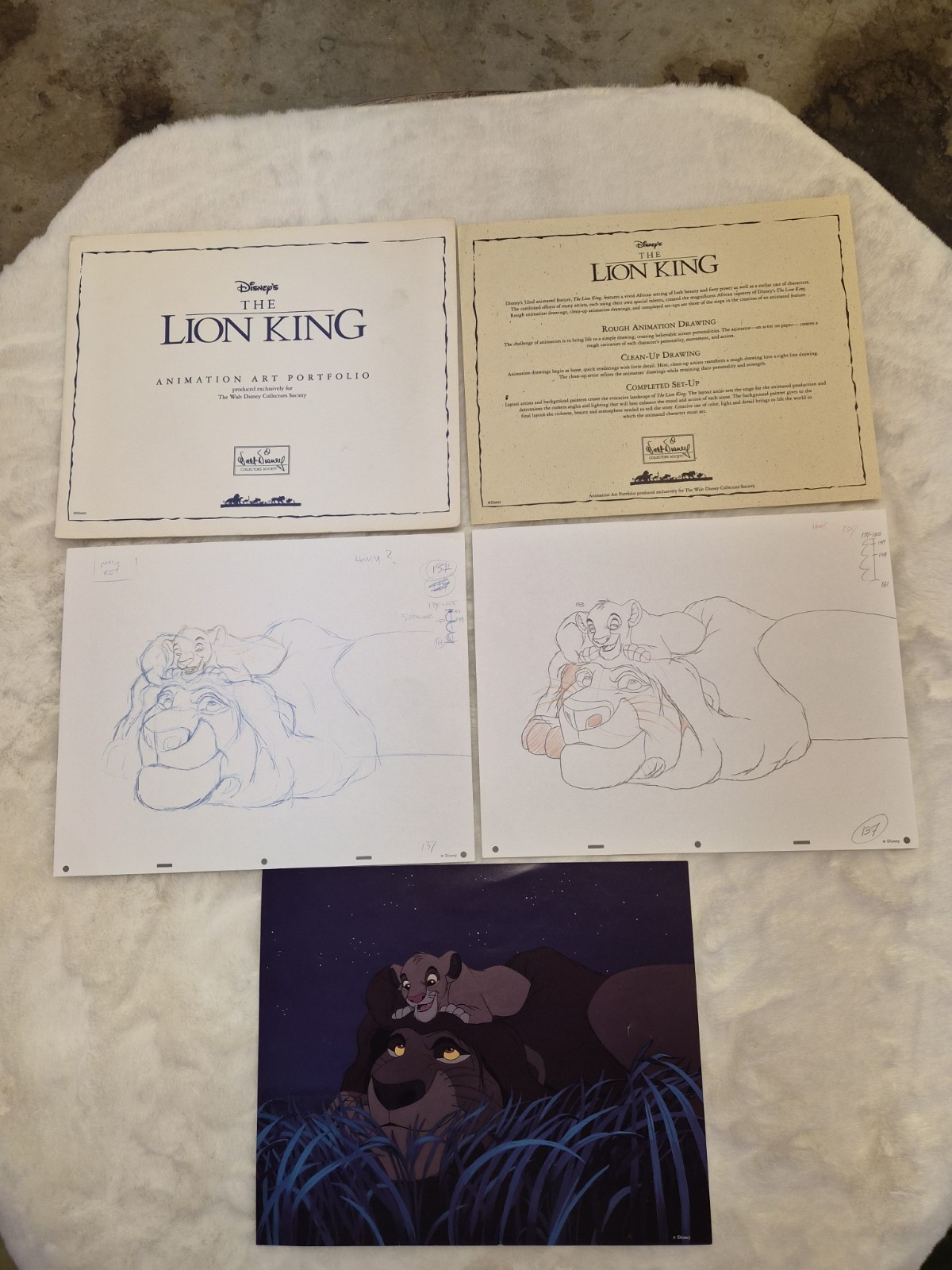 1995 Disney The Lion King Animation Art Portfolio Compl Set Collectors Society. 1995 Disney The Lion King Animation Art Portfolio Compl Set Collectors Society.