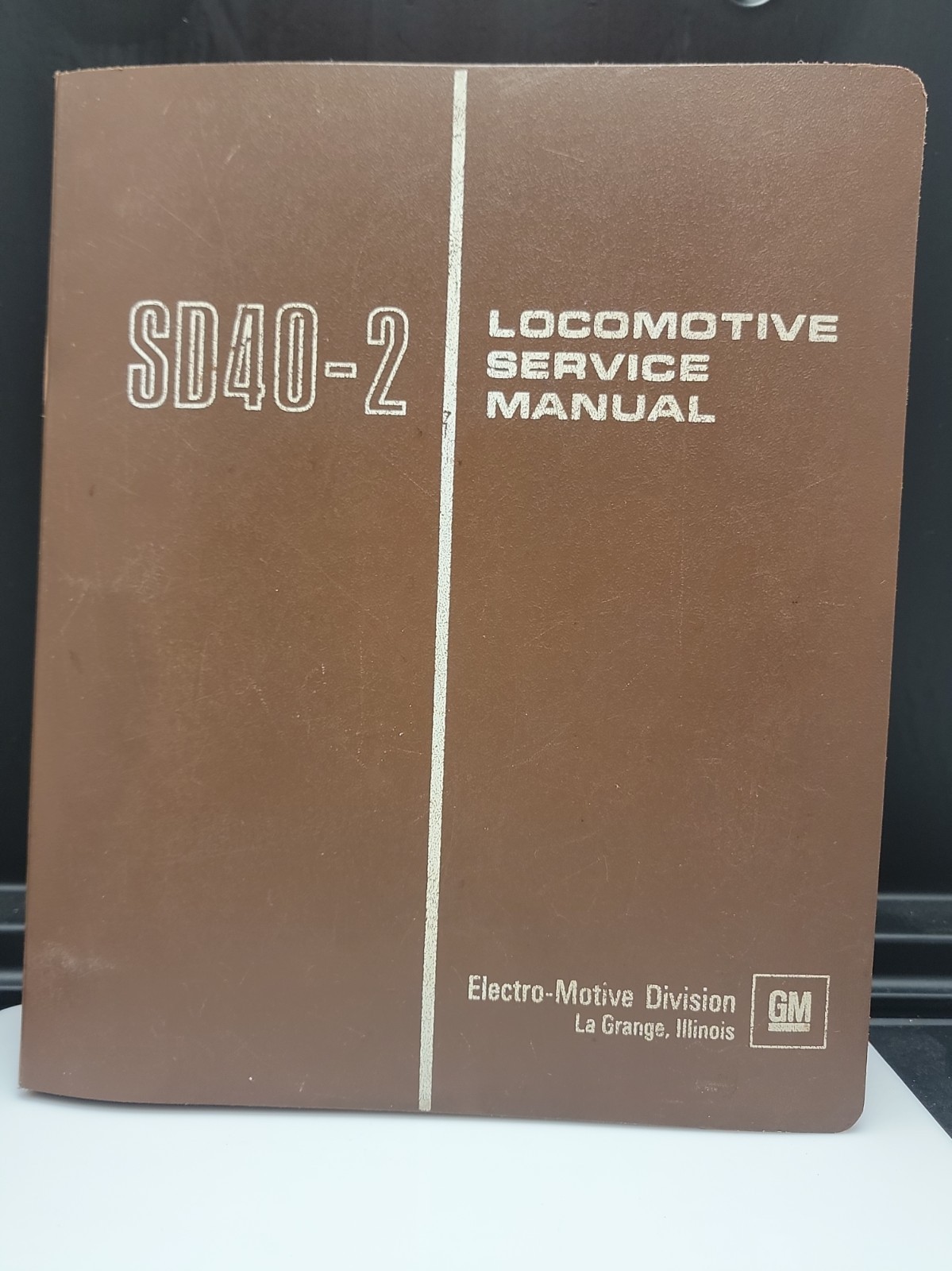 GM EMD SD40-2 Locomotive Service Manual 1974 4th Edition Original Factory Binder