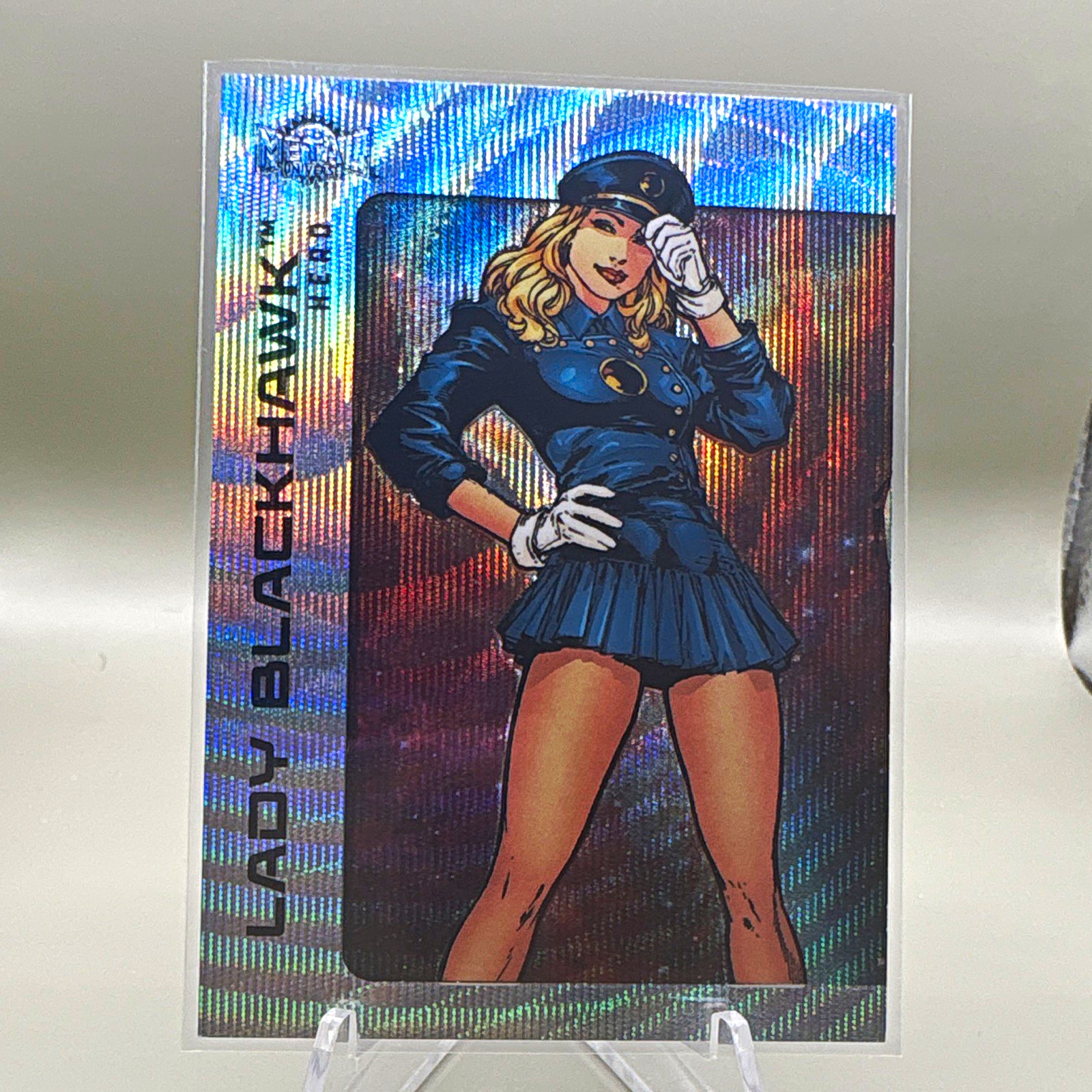 SkyBox 2025 Metal Universe Batman Lady Blackhawk #84 Serial Numbered 045/250
