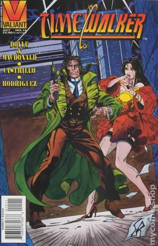 Timewalker #15 VF 1995 Stock Image