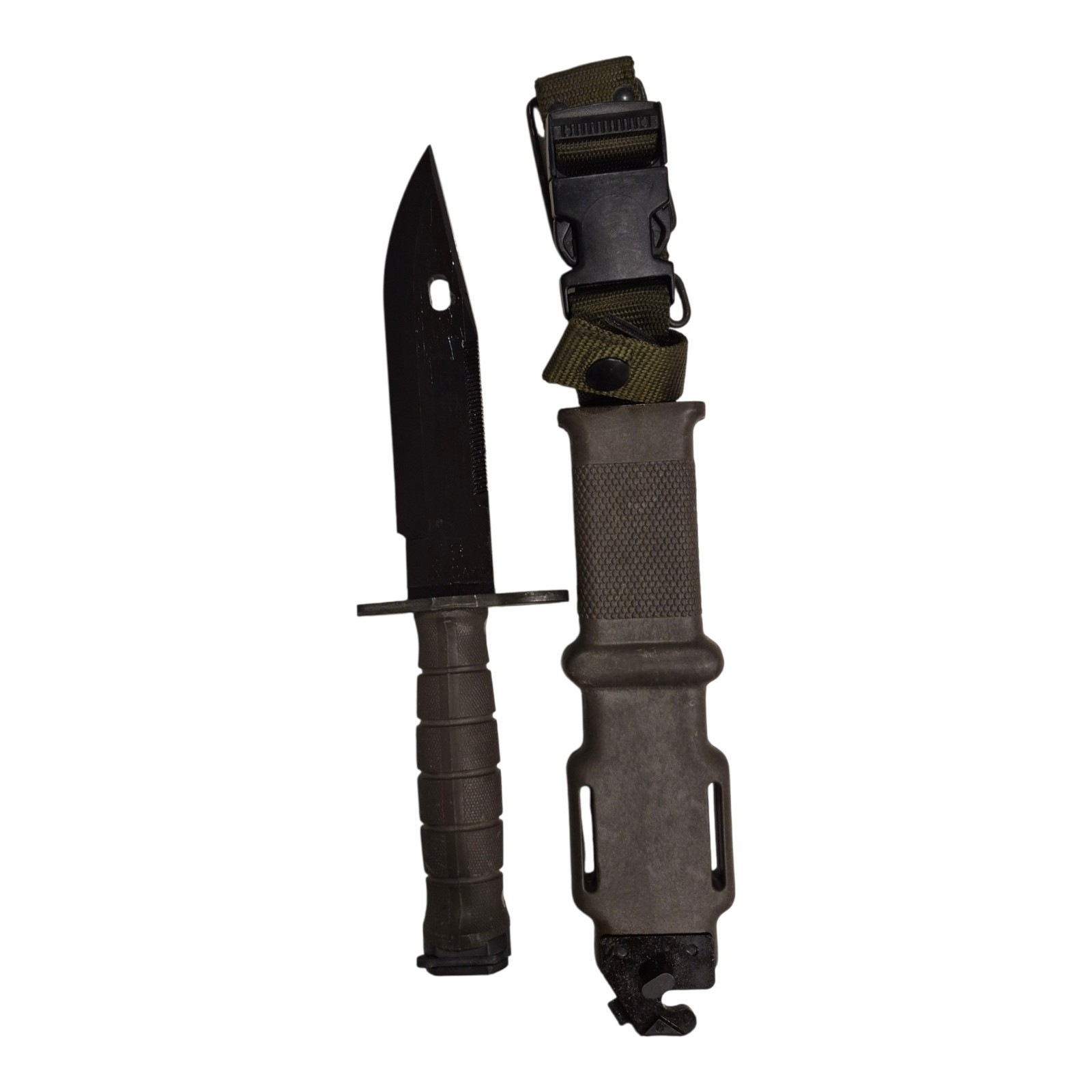 US M9 Bayonet Lan-Cay w/ Sheath Wire Cutter 12” Military Combat Knife