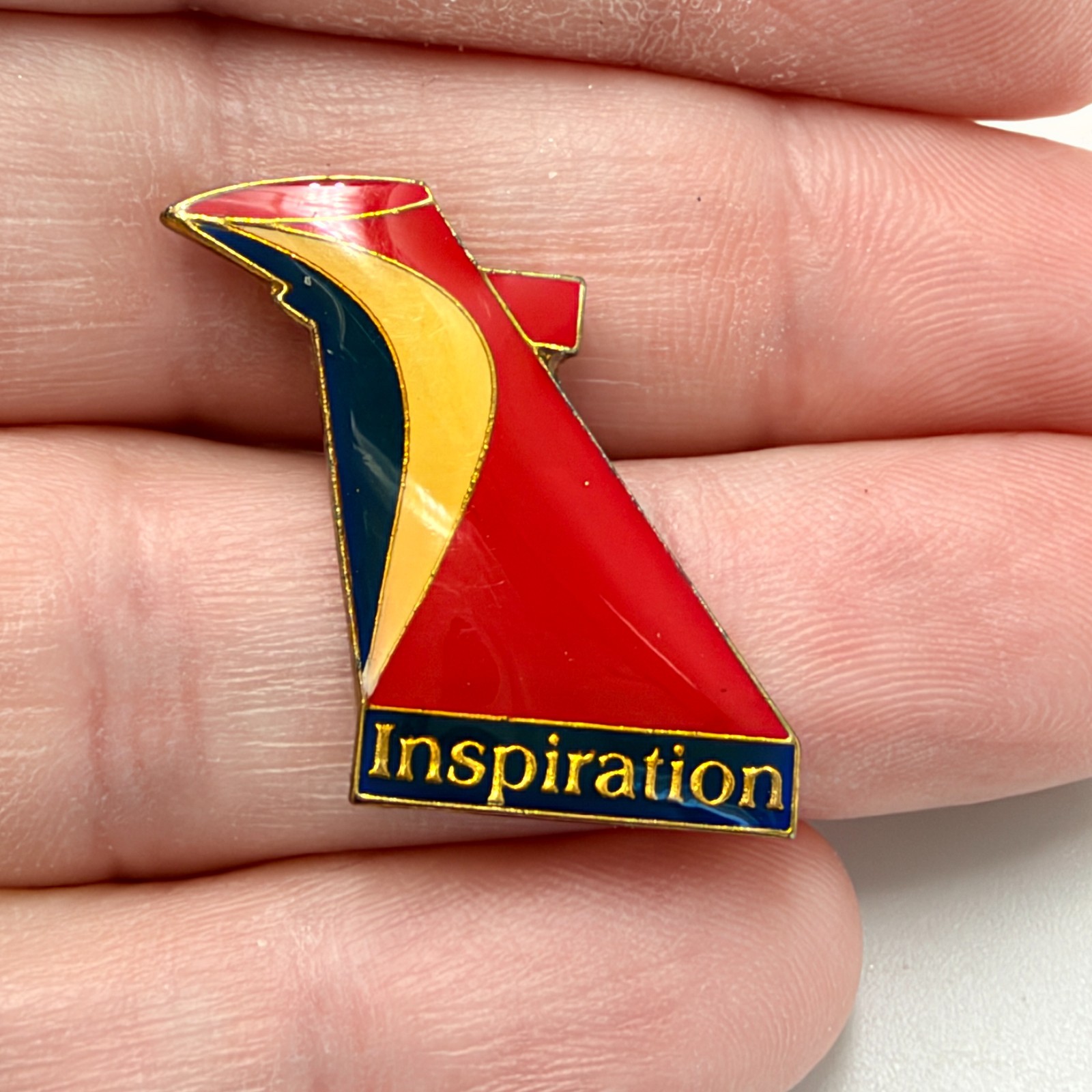 Carnival Cruise Lines Inspiration Lapel Pin Fantasy Class Ship Souvenir Vintage Carnival Cruise Lines Inspiration Lapel Pin Fantasy Class Ship Souvenir Vintage