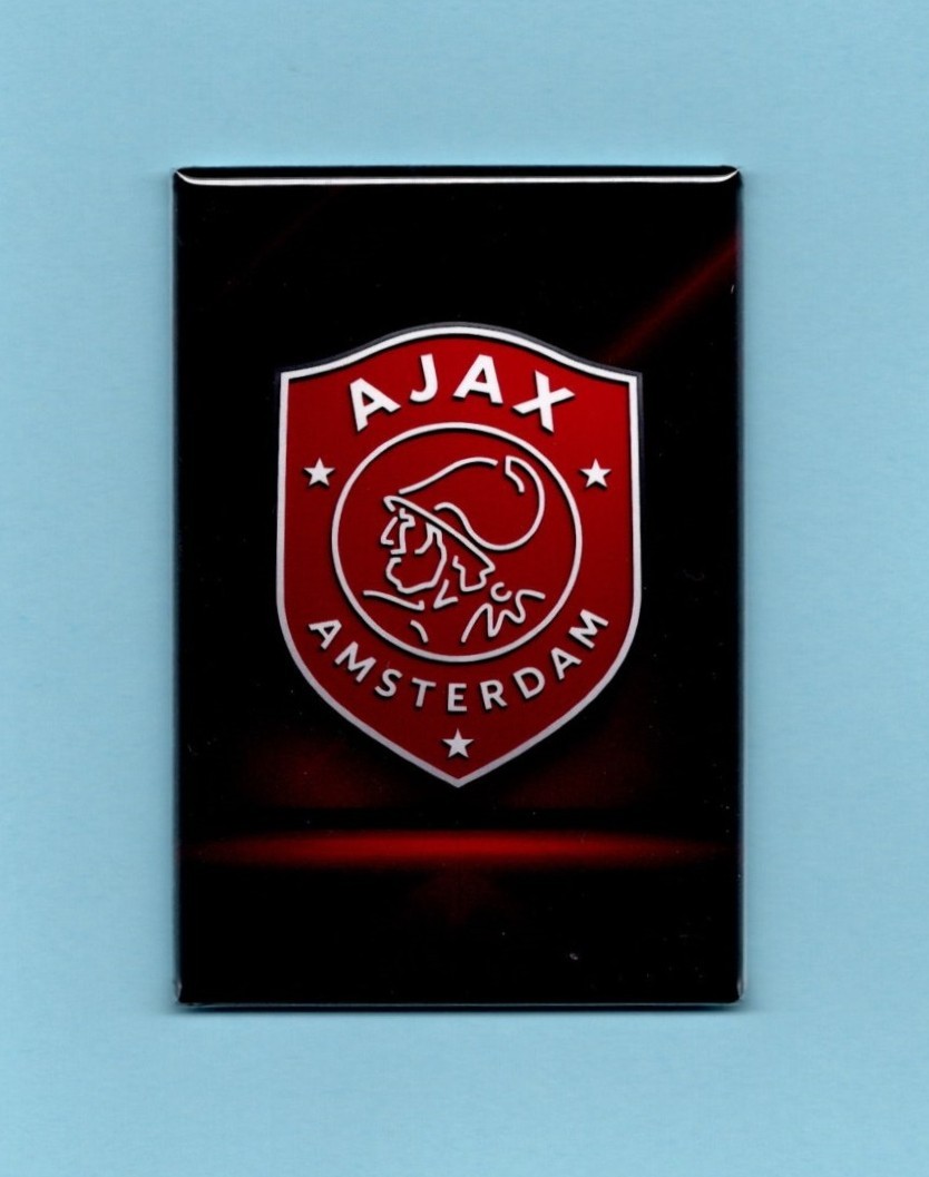 AFC AJAX LOGO *2X3 FRIDGE MAGNET* FOOTBALL CLUB SOCCER AMSTERDAM DUTCH CLUB