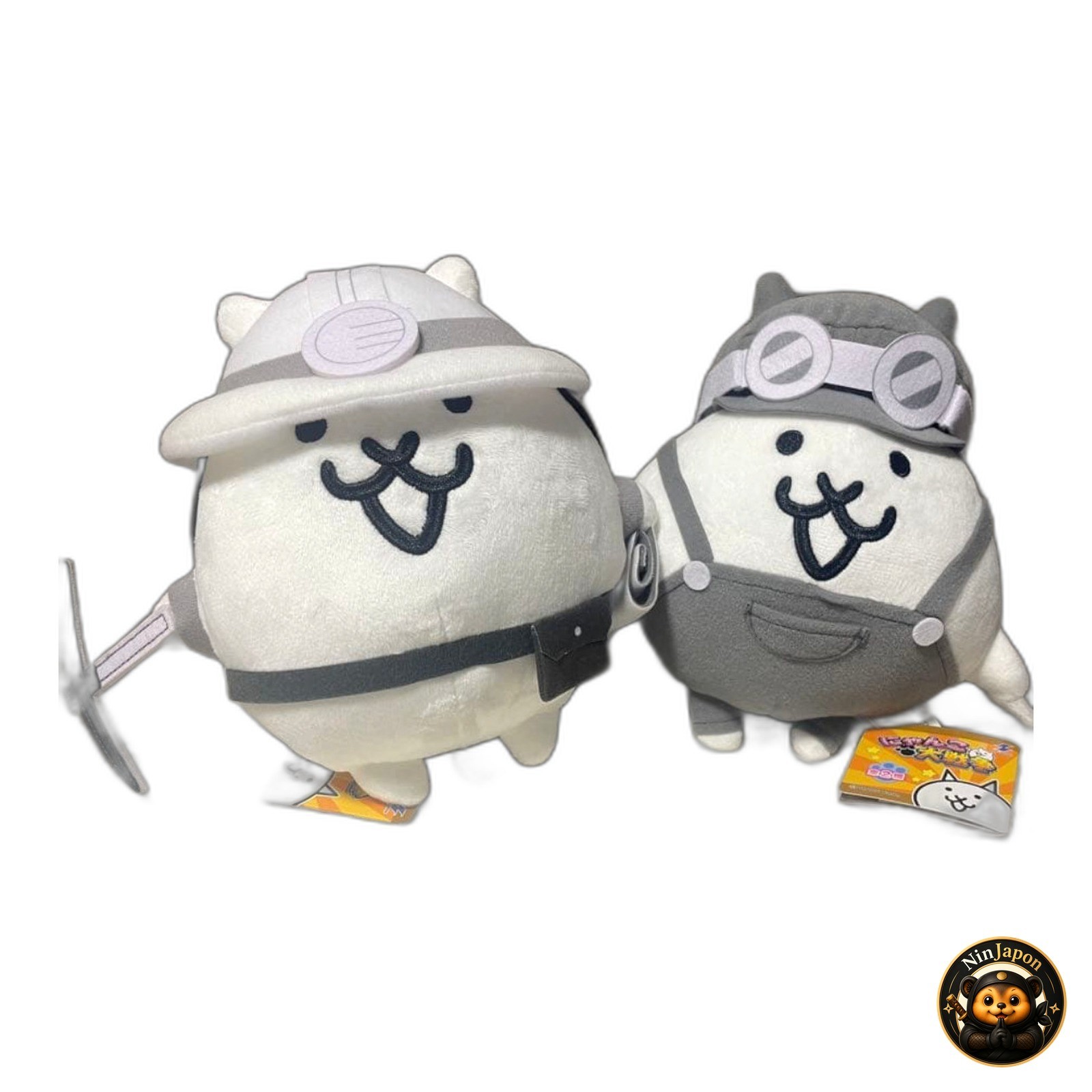 The Battle Cats Gamatoto & Ototo Plush Toy doll set of 2 JAPAN NEW 7in The Battle Cats Gamatoto & Ototo Plush Toy doll set of 2 JAPAN NEW 7in