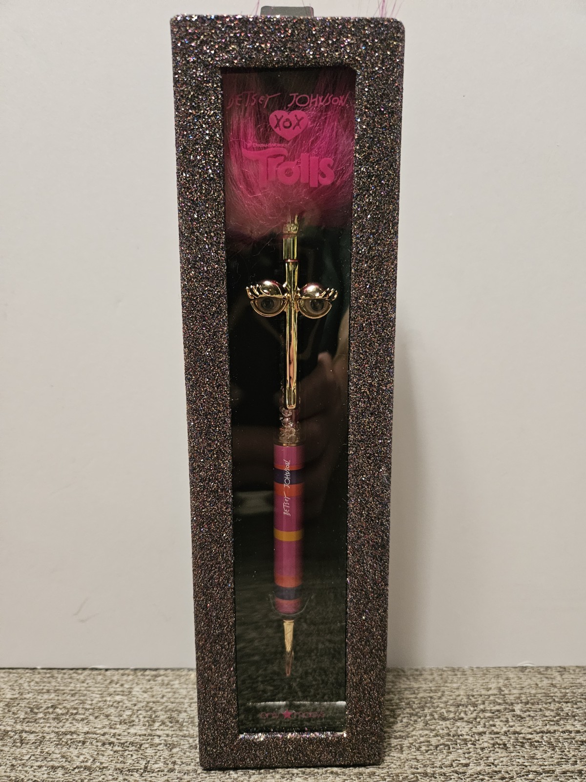 NIB RARE Betsey Johnson Trolls XOX Pen NIB RARE Betsey Johnson Trolls XOX Pen