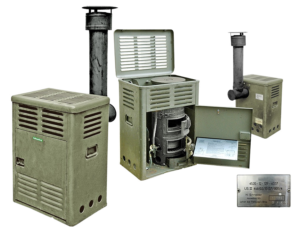Org. BW Field Heater 1 Oven Tent Heater - 6.2 kW incl. TDv Workshop Heater