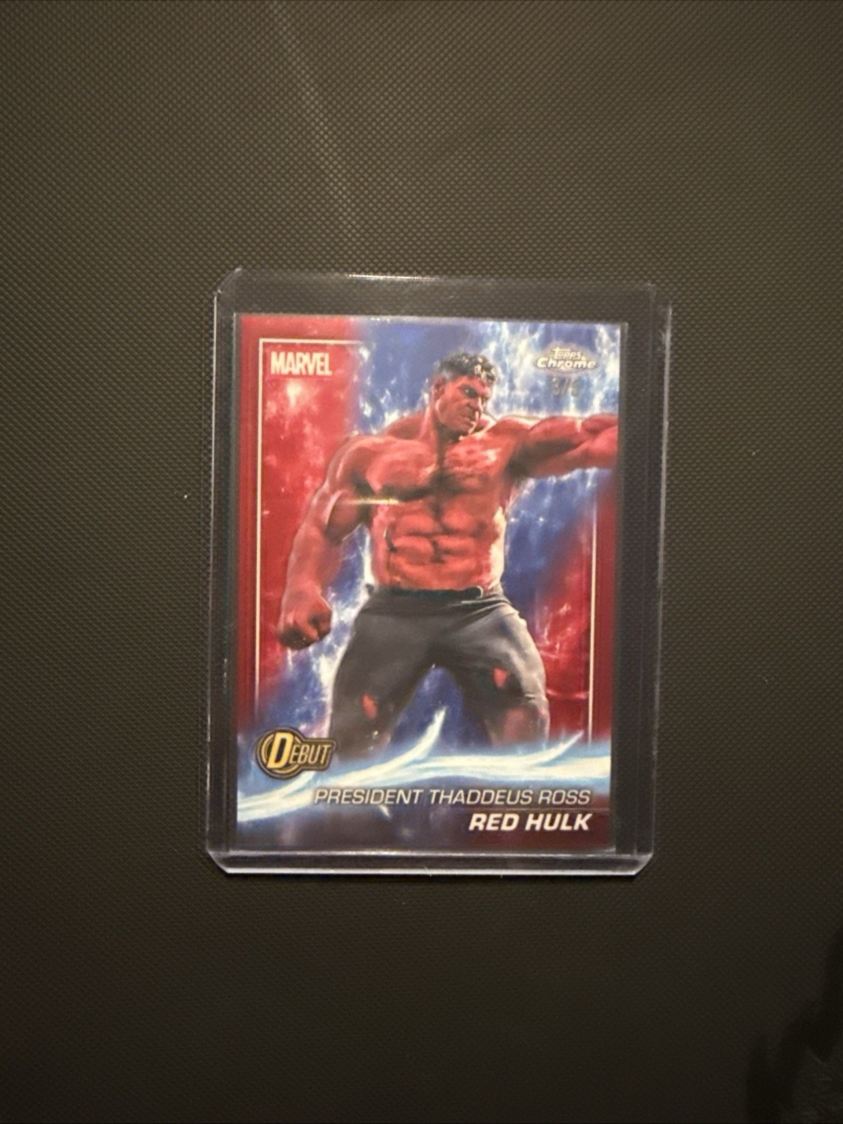 2025 Topps Marvel Studios #171 Red Hulk Debut /5 Red Color Match 2025 Topps Marvel Studios #171 Red Hulk Debut /5 Red Color Match