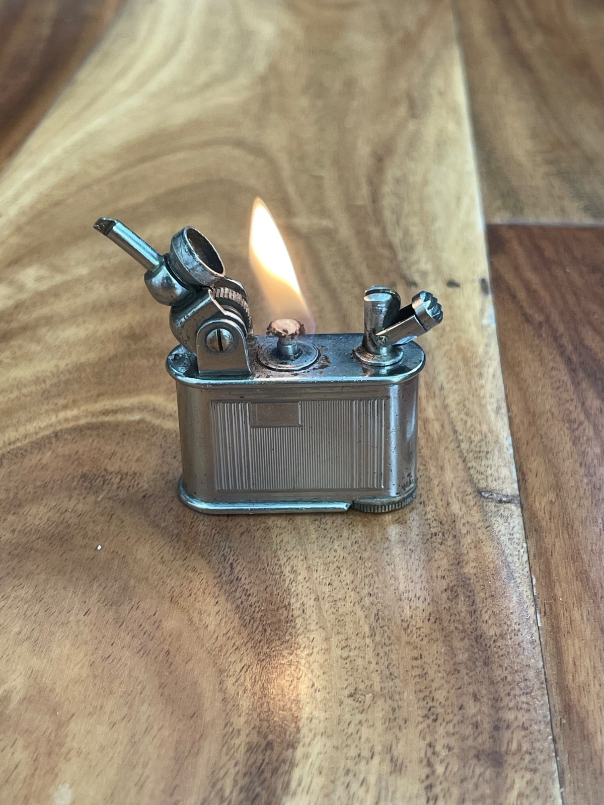 Vintage 1930 mini Lancel pocket lighter ( France) working condition