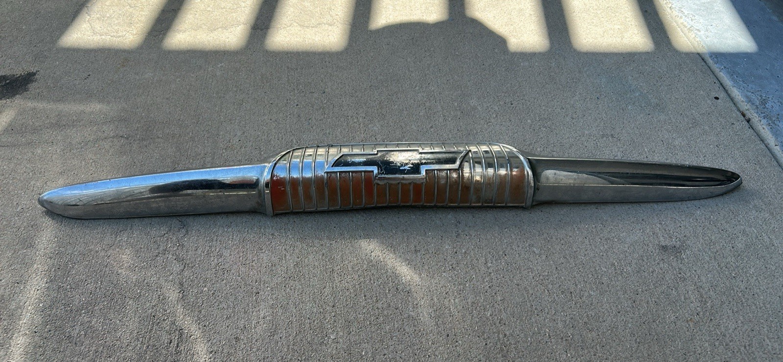 Vintage 1955 56 57 CHEVY PICKUP HOOD EMBLEM SPEAR ORNAMENT Chevrolet