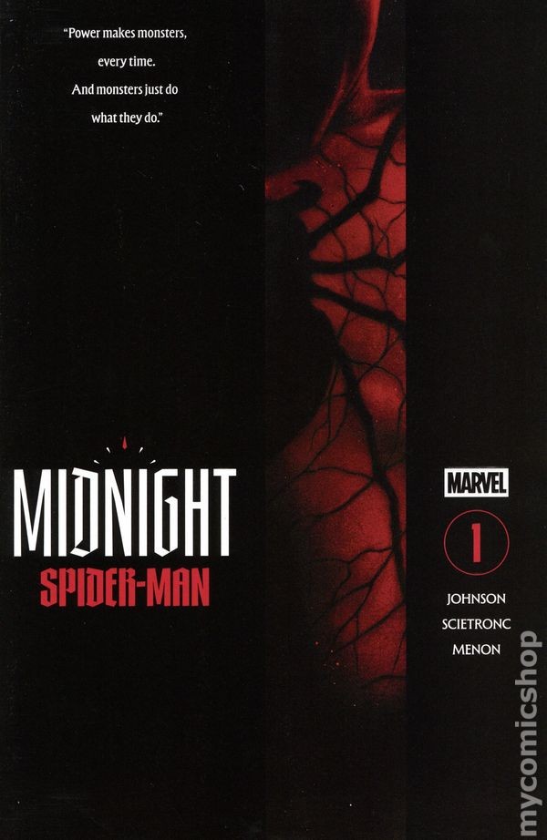 Midnight Spider-Man 1A 2026 Stock Image