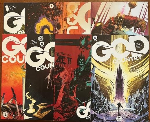 God Country #1-6 NM 9.2 Complete Series (8 Book Lot) Cates / Shaw Image 2017 God Country #1-6 NM 9.2 Complete Series (8 Book Lot) Cates / Shaw Image 2017