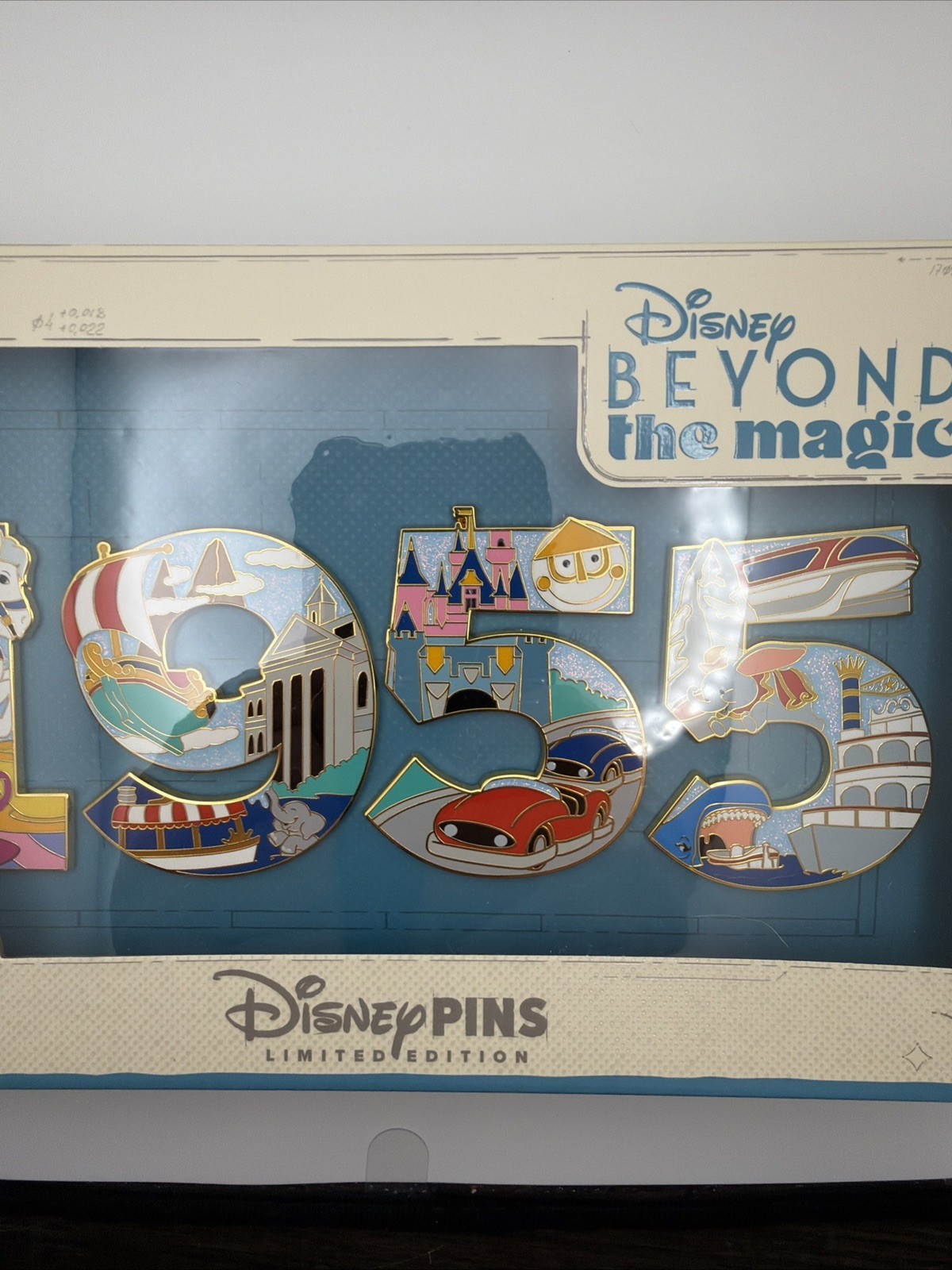 D23 Expo 2026 Disney Marketplace Beyond the Magic Disneyland 1955 4 PIN SET NEW D23 Expo 2026 Disney Marketplace Beyond the Magic Disneyland 1955 4 PIN SET NEW