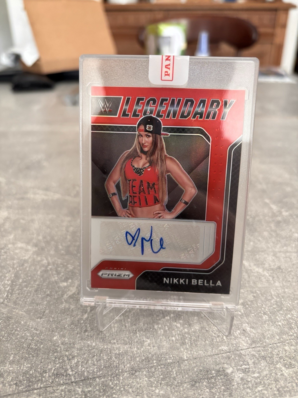 2022 Panini Prizm WWE Nikki Bella Legendary Prizm Auto /99 LS-NBL
