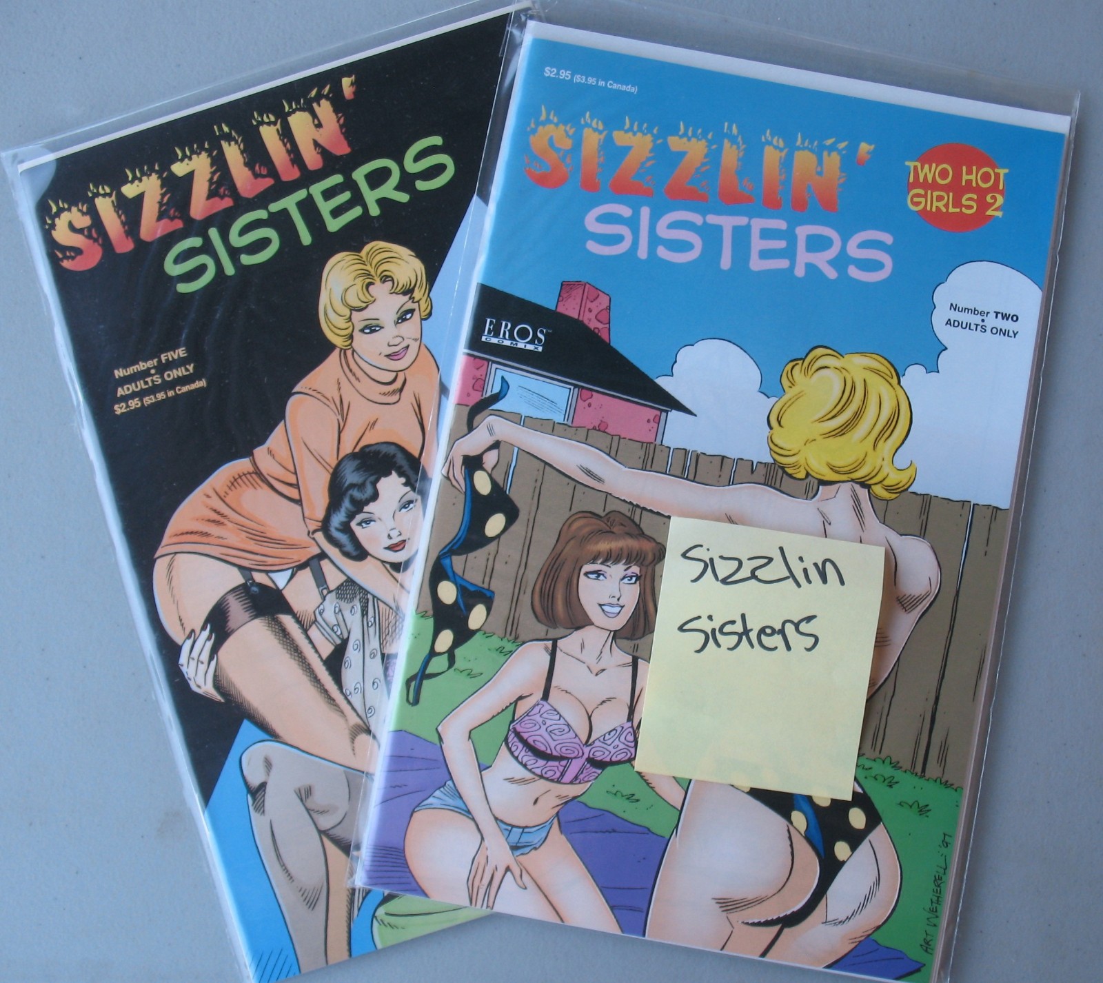 2 Mature  Underground Comics  nice condition  Fantagraphics   US shipping only