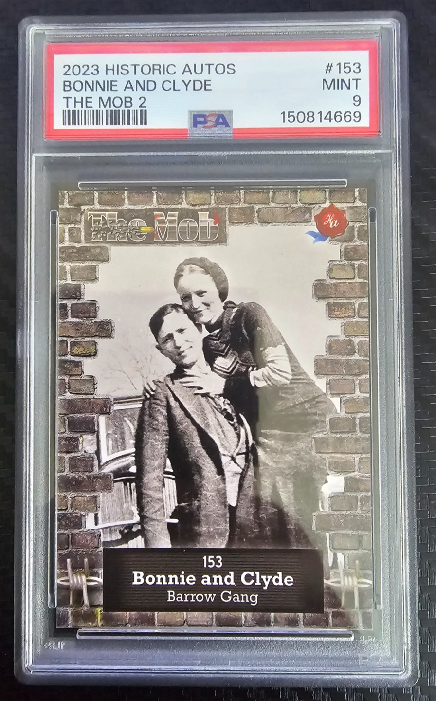 2023 Historic Autograph The Mob 2 Bonnie and Clyde PSA 9 2023 Historic Autograph The Mob 2 Bonnie and Clyde PSA 9