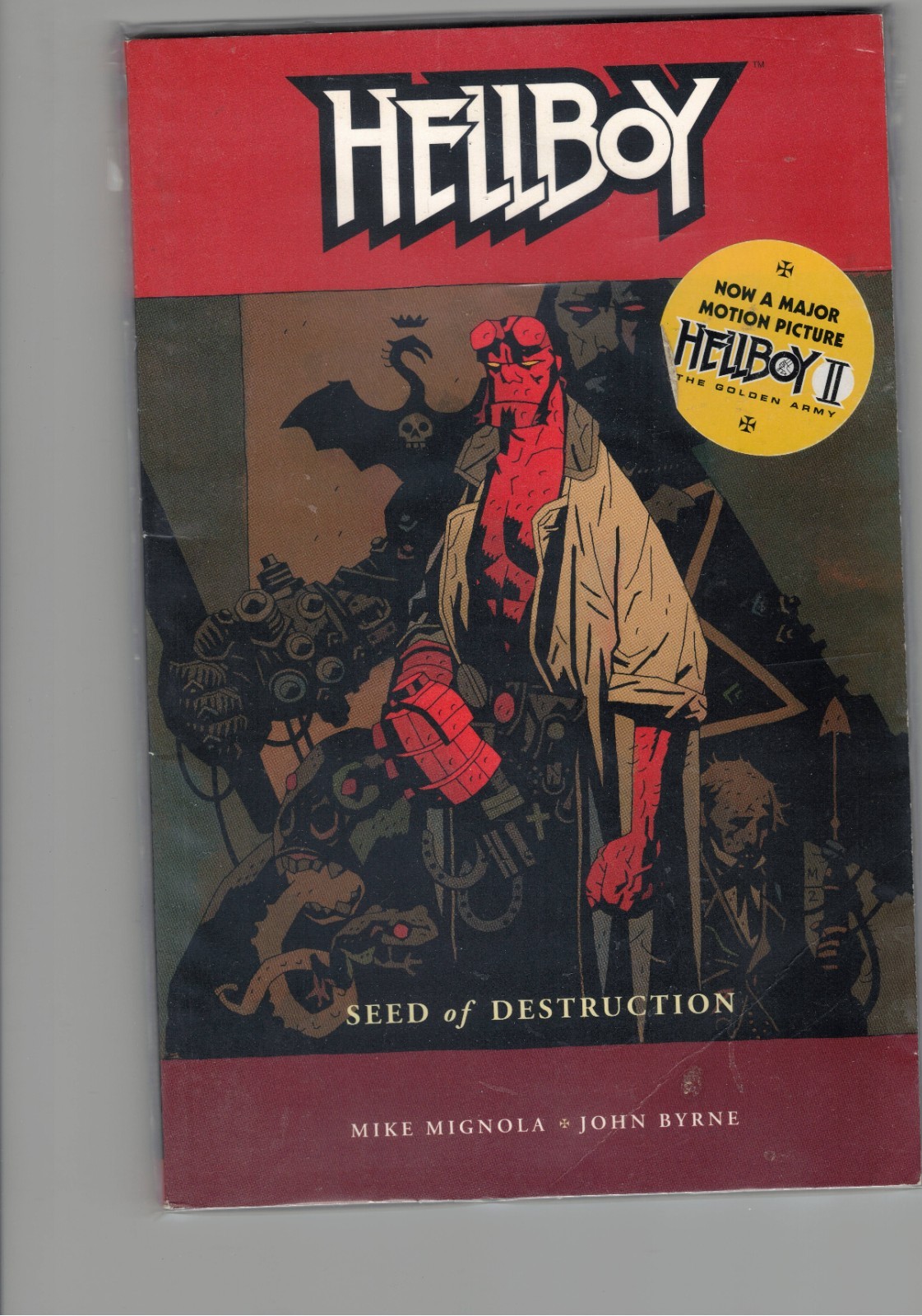 Hellboy Volume 1: Seed of Destruction Paperback Mike Mignola VF