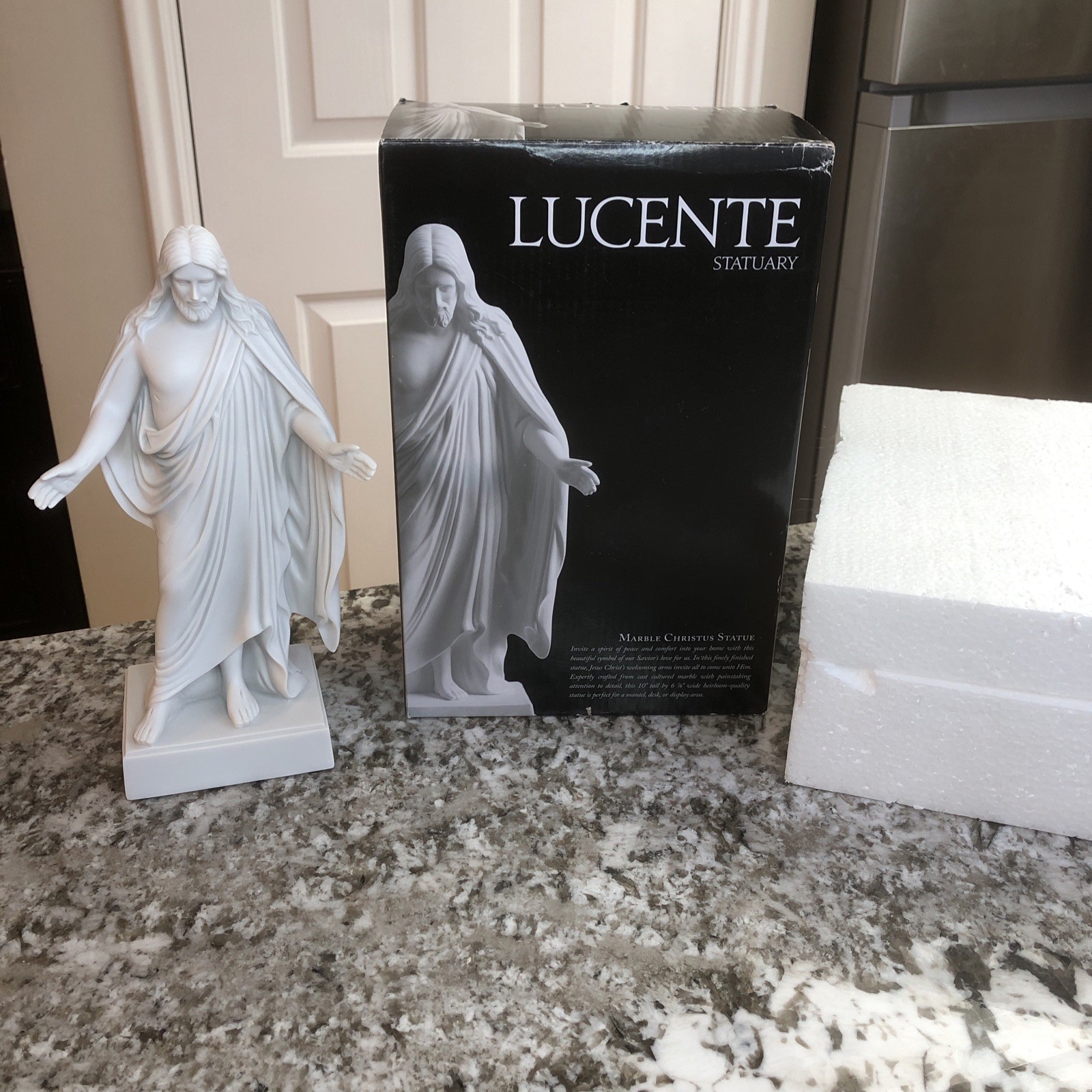 Lucente Statuary Marble Christus Statue Jesus Christ Figure 10\ Lucente Statuary Marble Christus Statue Jesus Christ Figure 10\