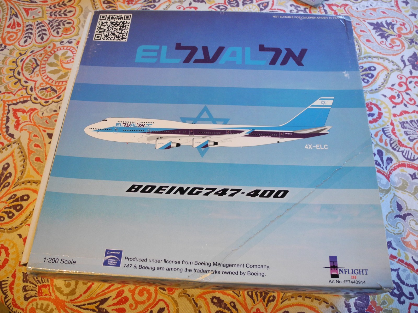Very RARE Boeing 747 EL AL, 1:200, Never Displayed, Hard to Find Read Very RARE Boeing 747 EL AL, 1:200, Never Displayed, Hard to Find Read