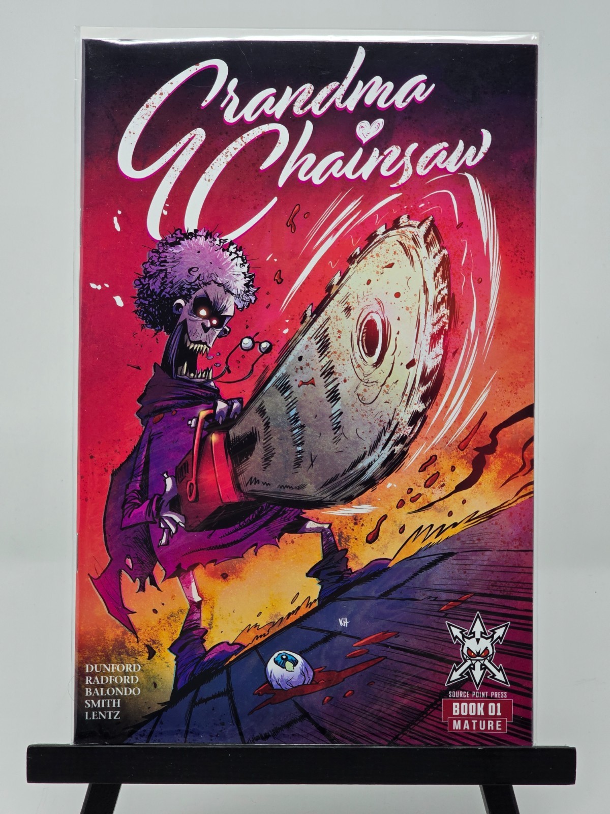 Grandma Chainsaw Book 1 - Kit Wallis Cover Variant - KICKSTARTER (Source Point)