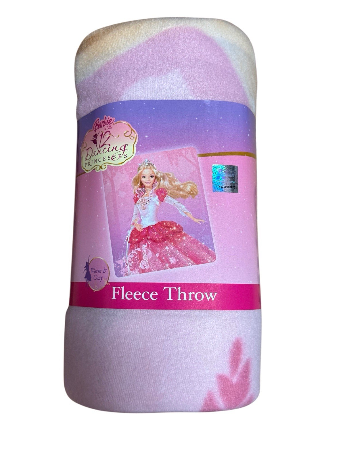 Barbie - 12 Dancing Princesses Floral Dance Fleece Throw Blanket 50 Barbie - 12 Dancing Princesses Floral Dance Fleece Throw Blanket 50
