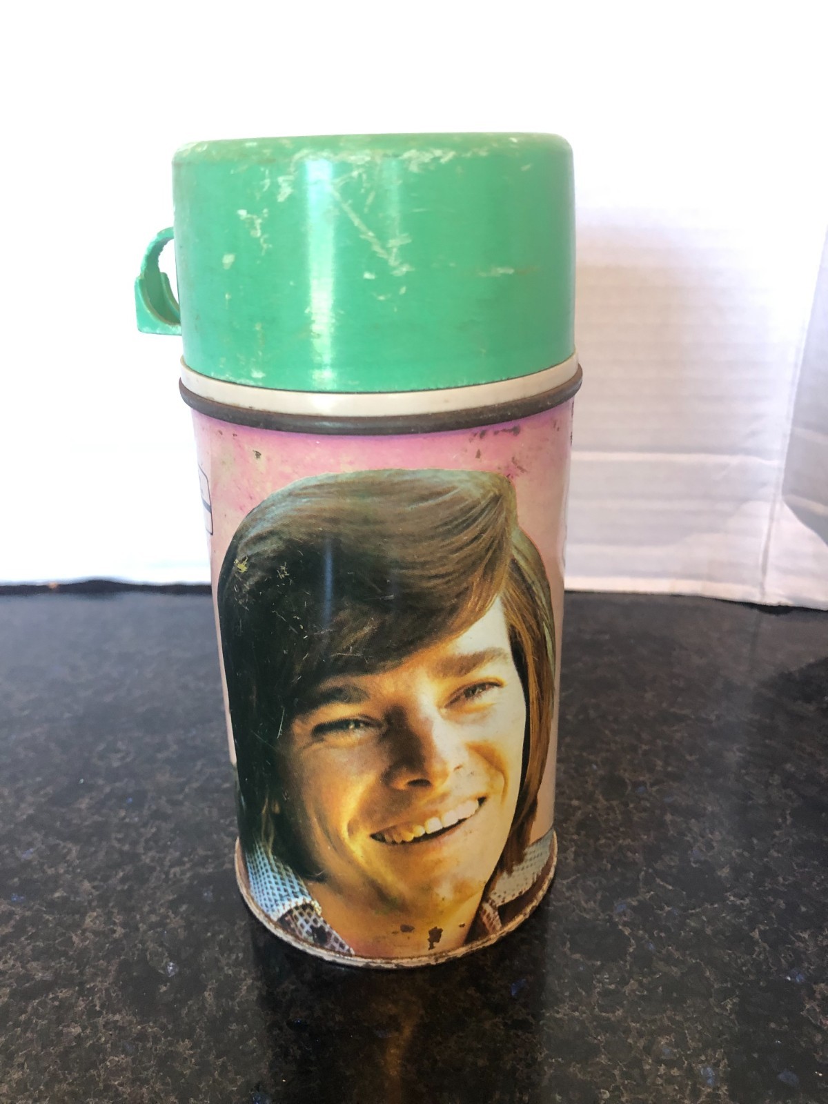 Vintage 1972 King-Seeley Bobby Sherman Metal Thermos Complete/ Intact Insulator