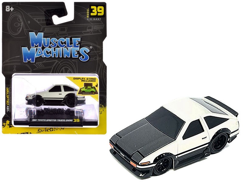1/64 Maisto Muscle Machines 1983 Toyota Sprinter Trueno AW86 Model Car 15579WH