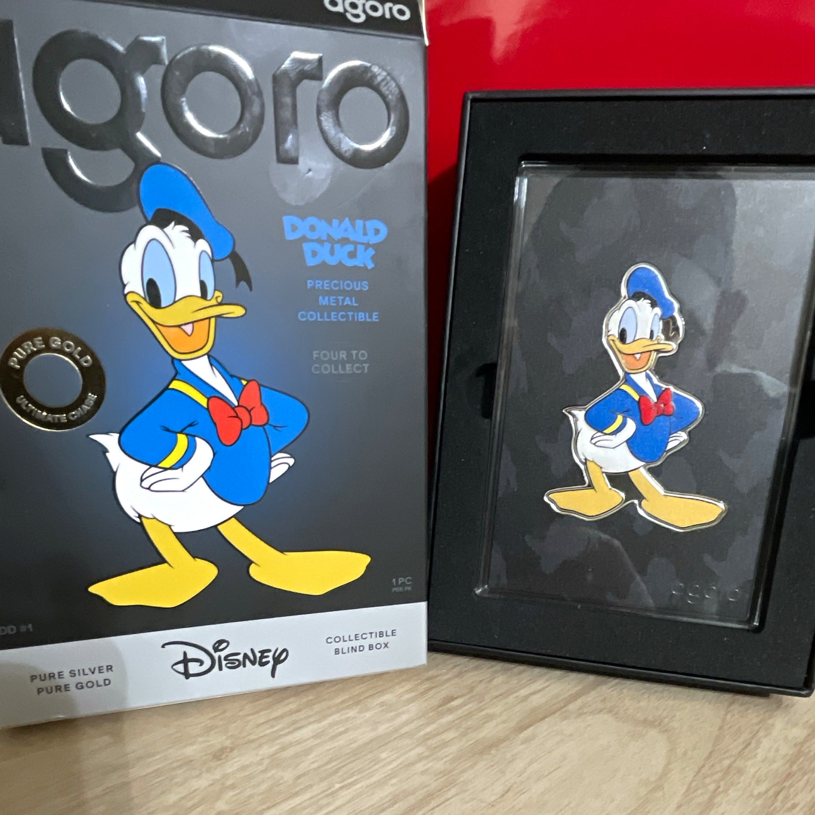 Agoro Disney Donald Duck Precious Metal Collectible Figure w/ Display Box